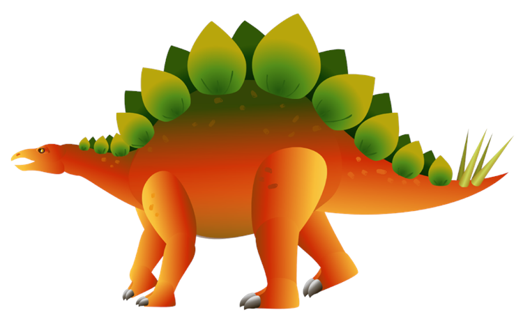 Multicolor Stegosaurus Dinosaur
