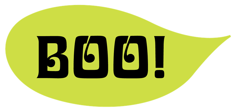 Boo! Speech Bubble