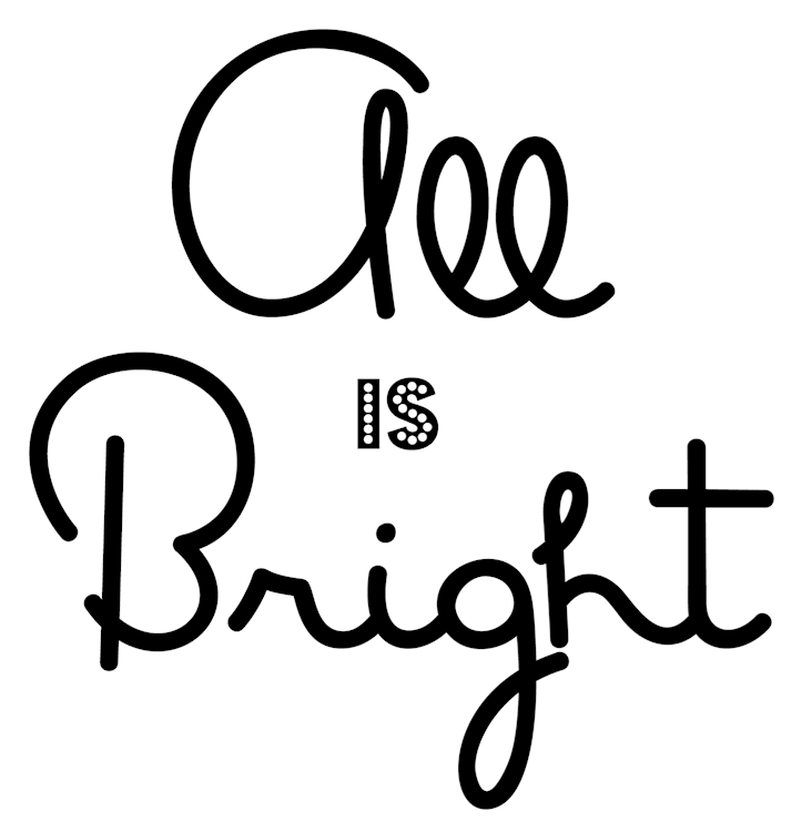 All is Bright Christmas Wording