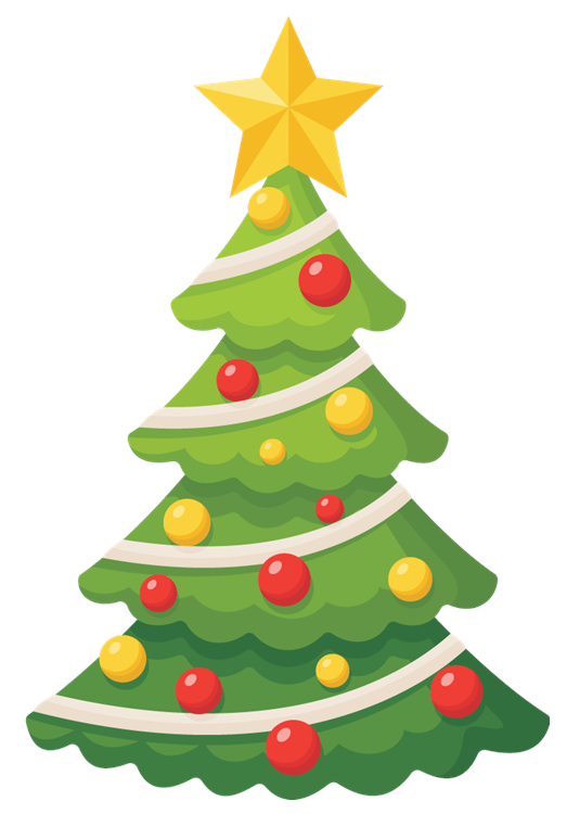 Cartoon Christmas Tree