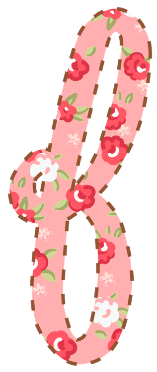 Letter F Floral