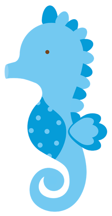 Blue Sea Horse