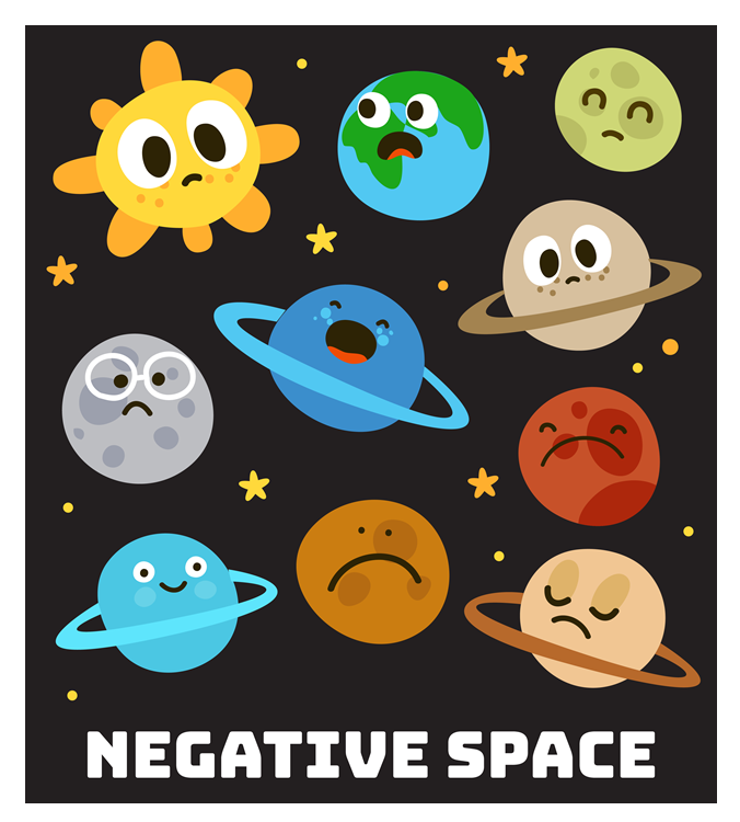 Funny Negative Space