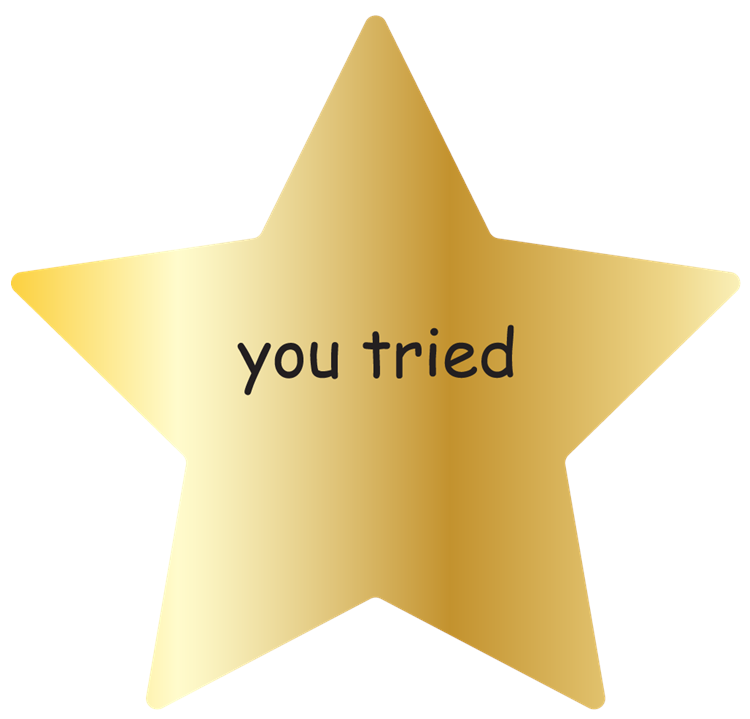 Funny You Tried Gold Star