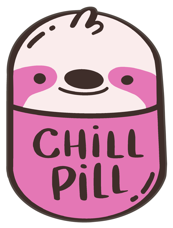Funny Chill Pill Sloth