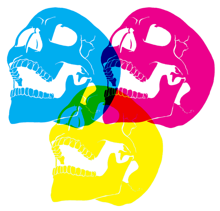 CMY Skull