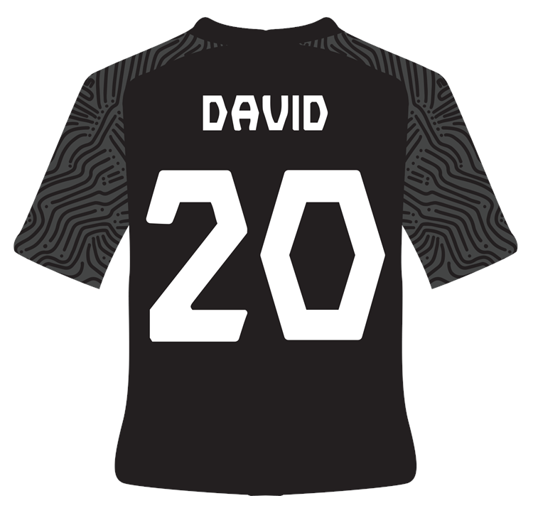 David Jersey Black