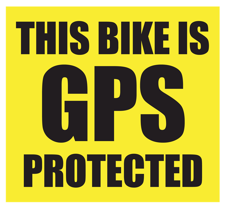 GPS This Bike Is Protected