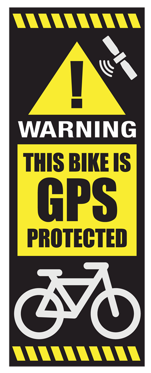 GPS Bike Label Strip