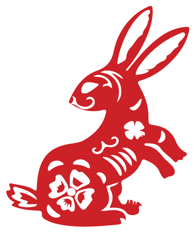 Cutout Rabbit Standing