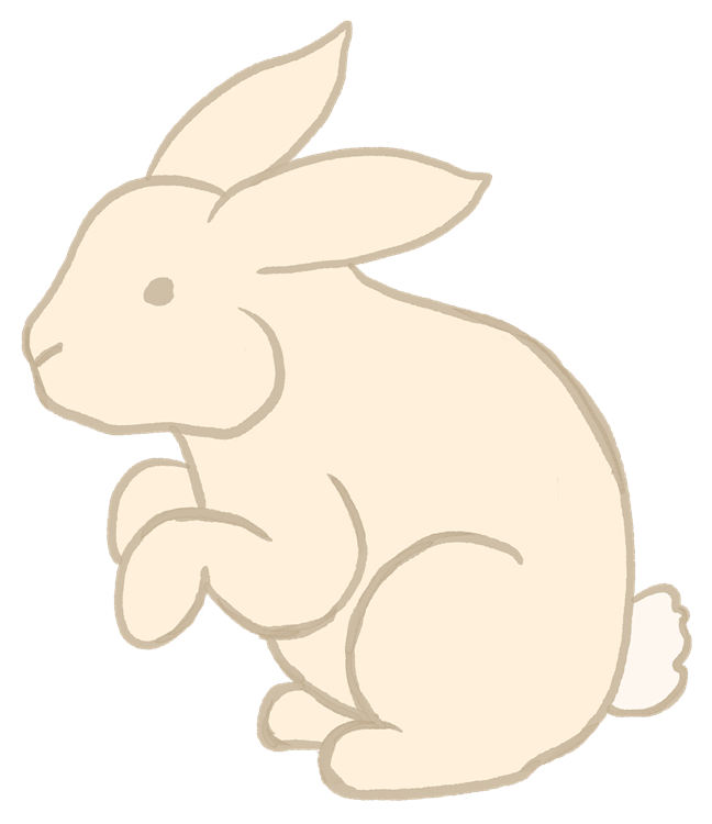 Rabbit Doodle Standing