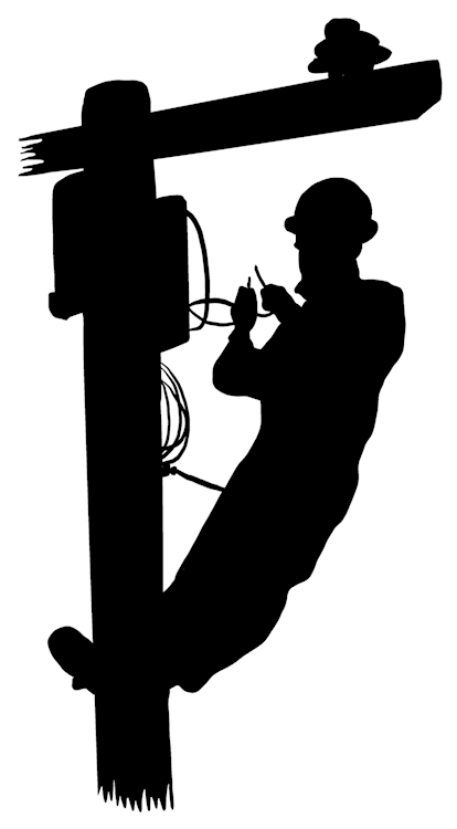 Linemen Silhouette 2