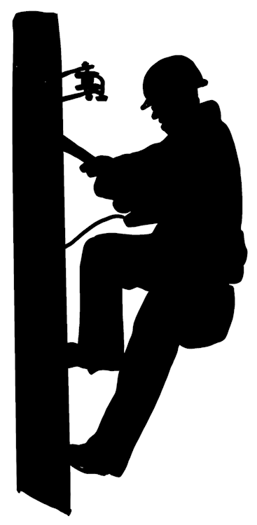 Linemen Silhouette 3