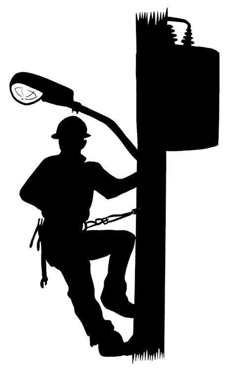 Linemen Silhouette 5