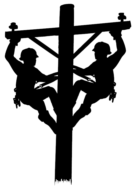 Linemen Silhouette 7