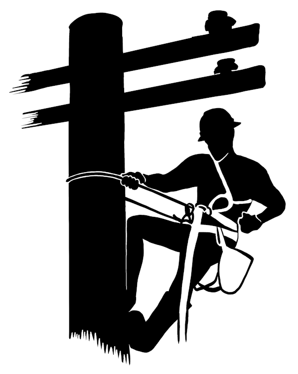 Linemen Silhouette 8