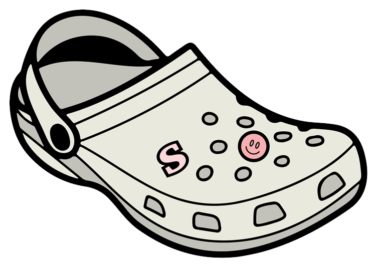 Grey Crocs That Girl