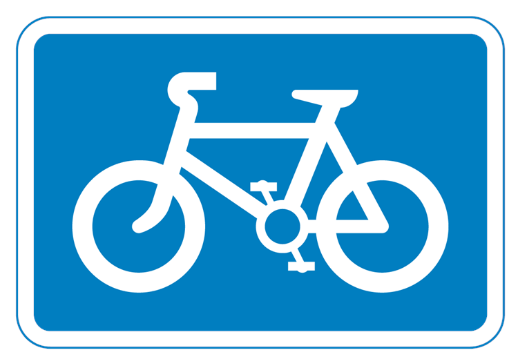 Bike Route Sign
