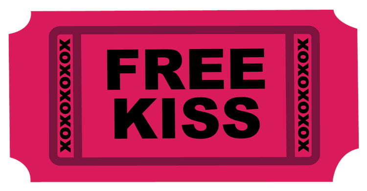 Free Kiss Love Ticket