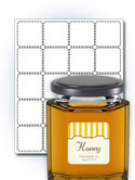 2" x 2" Square Jar Labels