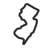 USA New Jersey State Template 