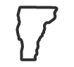 USA Vermont State Template