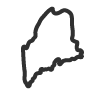 USA Maine State Template