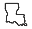 USA Louisiana State Template