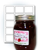 2.5" x 2" Square Food Labels