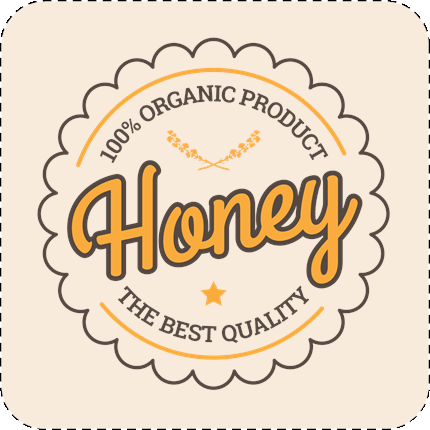 Organic Honey Square