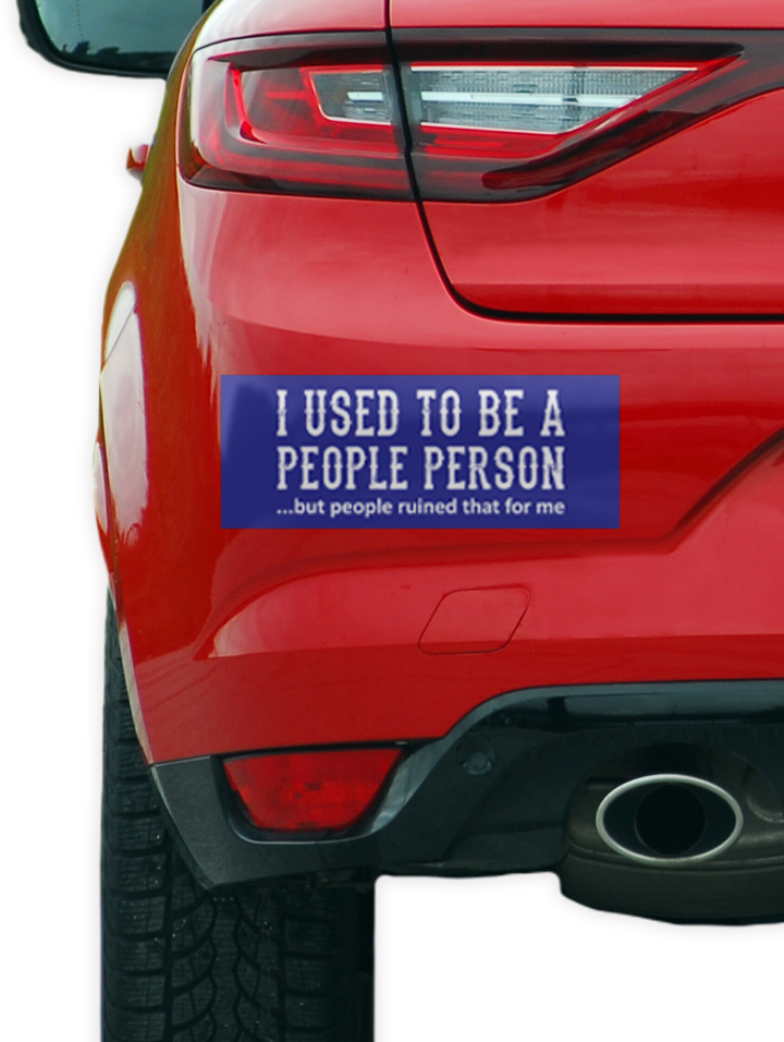 Medium Rectangular Bumper Sticker – 8" × 3.25"