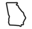 USA Georgia State Template