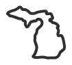 USA Michigan State Template
