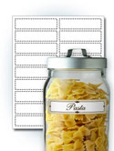 4" x 1" Wide Food labels