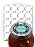 2"x2" Standard Round Lid Labels