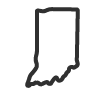 USA Indiana State Template