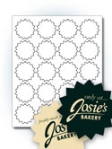 2" Starburst Labels