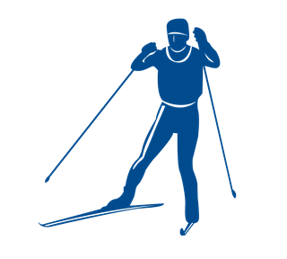 Cross Country Ski 2 Sticker