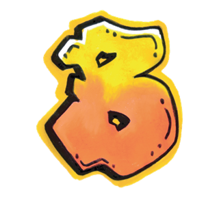 Graffiti Letter B Sticker