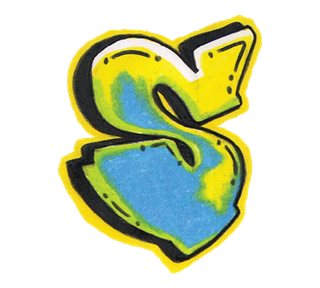 Graffiti Letter S Sticker