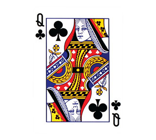 QUEENofCLUBS Sticker