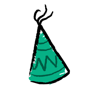 Birthday Hat Sticker