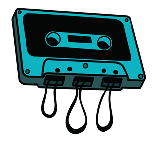Cassette Tape Sticker