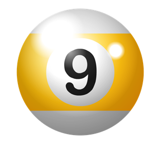 9 Ball Sticker