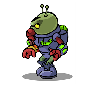 Alien Sticker