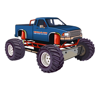 Monster Truck Sticker