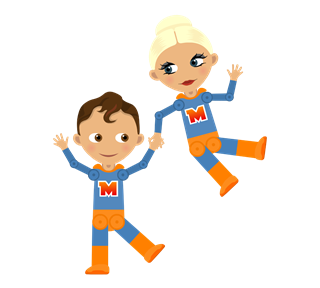 Couple Puppets Sticker