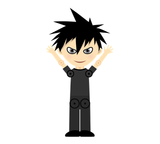 Male Puppet Sticker