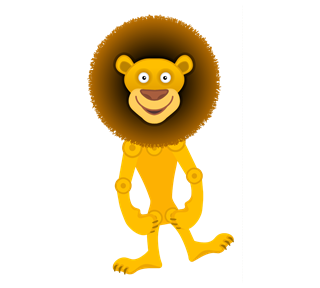 Lion Puppet Sticker