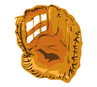 Baseball Glove Sticker